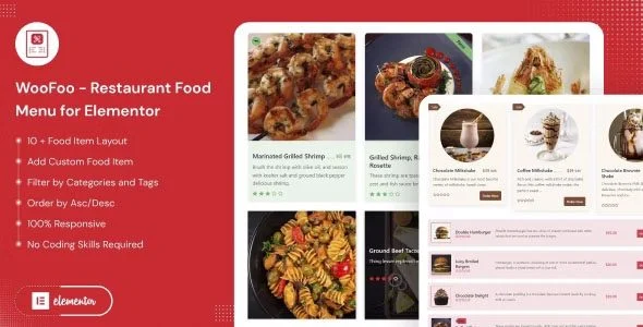 Download WooFoo-Elementor Restaurant Menu-Dining Reservations-Promotions Specials