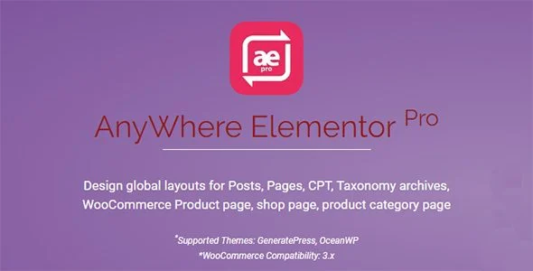 Download AnyWhere Elementor Pro-Global Post Layouts Custom Design Responsive Layout SEO Friendly