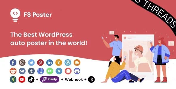 Download FS Poster- Social Media Auto Poster & Scheduler-Facebook Twitter Instagram Pinterest