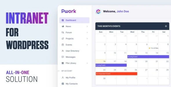 Download Pwork-Intranet Management-Free Collaboration-Team Communication-Secure Workplace