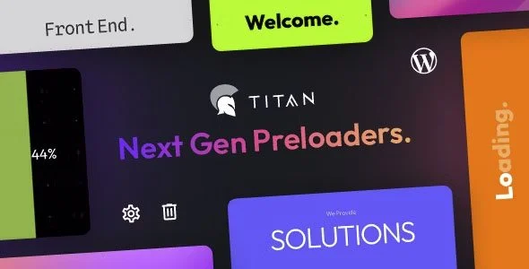 Download Titan Preloaders-Page Transitions-Fast Loading-Smooth Effects-Free Download
