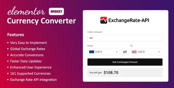 Download Currency Converter Widget-Elementor-Powered by AI-Free