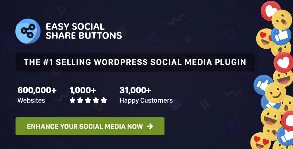 Download Easy Social Share Buttons for WordPress-Boost shares-Promote content-Engage audience