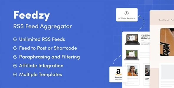 Download Feedzy-RSS Feeds Premium-Feed WordPress Content Aggregator