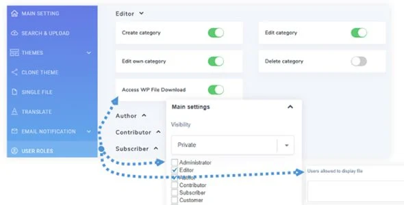 Download WP File Download-File Management-Document sharing-Cloud storage-Free premium