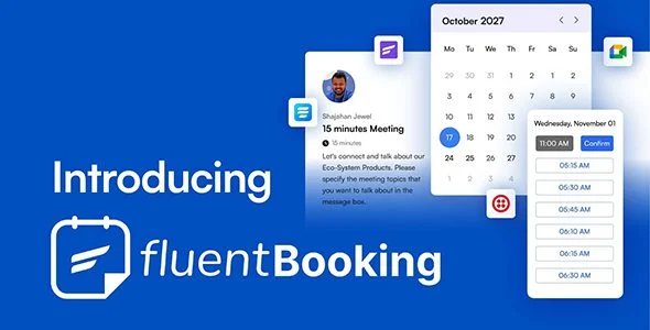 Download Fluent Booking Pro-All-in-One Booking System-Scheduling Management Premium