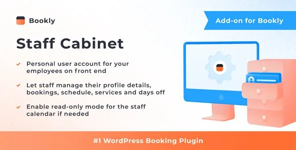 Download Bookly Staff Cabinet-Online Booking Scheduling Calendar Appointment Management Premium