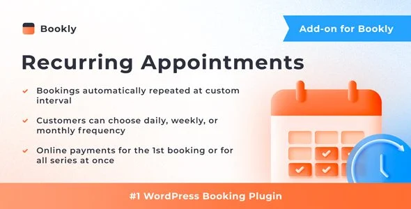 Download Bookly Recurring Appointments-Scheduling Management-Free Premium