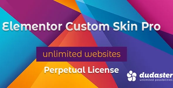 Download Elementor Custom Skin Pro-Advanced Design-Live Templates Customization User Interface Builder