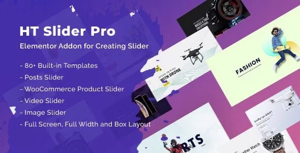 Download HT Slider Pro-Elementor Slider Enhancements-Build stunning web presentations-Responsive design-Free premium versions