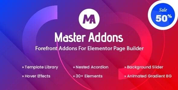 Download Master Addons for Elementor-Premium Design-Builder Marketing Conversion Optimization
