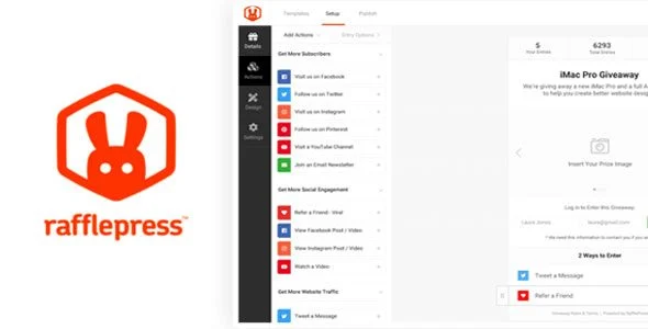 Download RafflePress Pro - Best Giveaway Tool - Premium Contest Winner Generator Audience Engagement