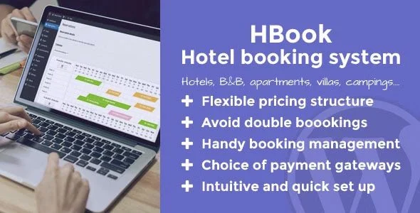 Download HBook-Professional Hotel Booking System-Online Accommodation Management-Reservations Calendar