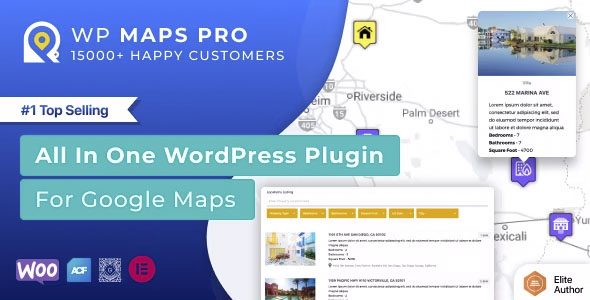 Download Advanced Google Maps for WordPress-Interactive Maps-Premium Customization-Free Integration