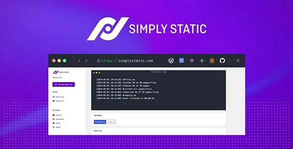 Download Simply Static Pro-Effortless Page Building-SEO Optimization High Speed Performance