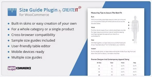 Download WooCommerce Product Size Guide-Free Size Chart-Size Guide Generator-Infographic Creator