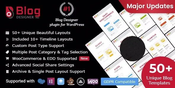 Download Blog Designer PRO-Responsive Design-SEO Optimization-Easy Customization-Premium