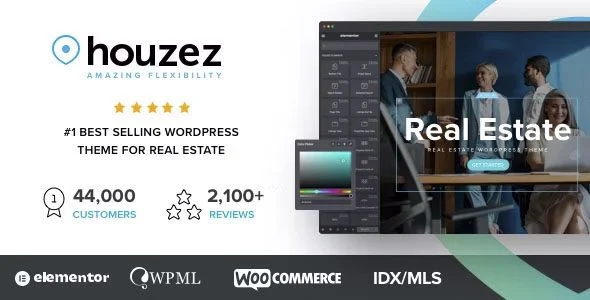 Download Houzez-Premium Real Estate Theme-Property Listings Agent Portal-Homes For Sale