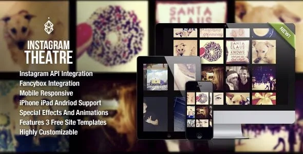 Download Instagram Theatre-Best Social Feed Display-Responsive Instagram Widget-Free