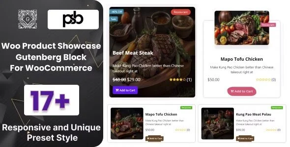 Download WooCommerce Product Showcase Gutenberg Block-Interactive Display-Boost Sales-Conversions