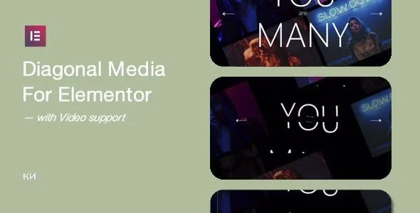 Download Diagonal Media for Elementor - Creative Widgets - SEO Friendly Design - Visual Builder - Premium Features