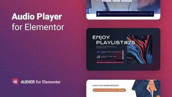 Download Audier-Elementor Audio PlayerBuilder-Premium Free Controls Builder