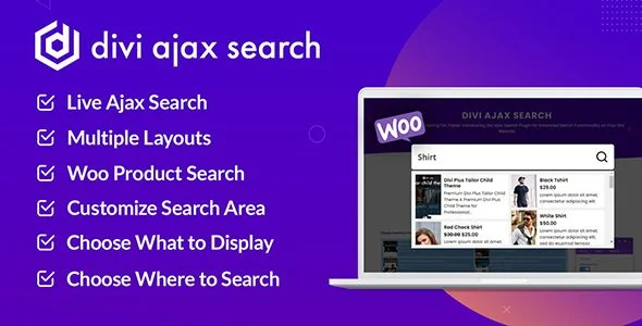 Download Divi Ajax Search-Enhanced Search-Fast Results-Build Faster