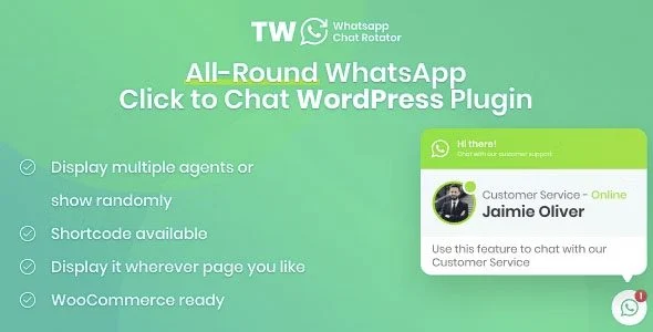 Download WhatsApp Chat for WooCommerce-Boost Sales-Integrate Messaging-Convert Visitors-FREE