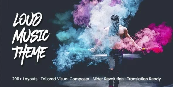 Download Loud-Premium-Music Industry Modern Design Entertainment Event Booking