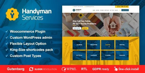 Download Handyman Services-Construction Renovation Commercial DIY Home Improvement