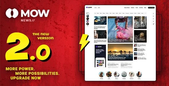 Download Mow - Responsive Blog & Magazine Theme - Premium Design Aesthetics Unique Layout Customization