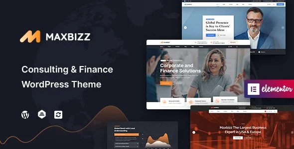 Download Maxbizz-Consulting & Financial Elementor Theme-Premium Business Finance CRM Strategy Solution