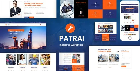 Download Patrai Industry-Modern Industrial Design-Site Builder Commercial Business