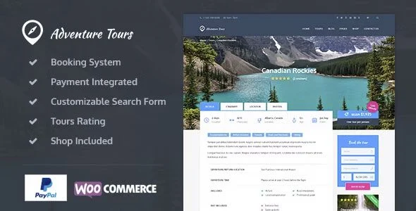 Download Adventure Tours-Free Travel Booking & SEO Theme-Responsive Tours & Destinations