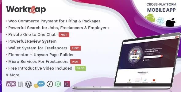 Download Workreap-Freelance Marketplace Theme for Remote Jobs-Earn Money Online Freelancer Jobs