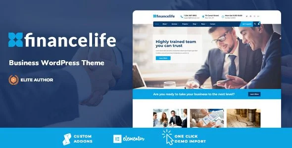 Download FinanceLife - Professional Business Design Financial Planning Corporate Strategy Free Premium