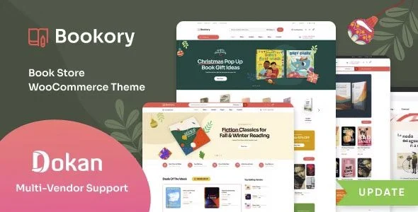 Download Bookory Premium - Multipurpose Book WooCommerce Theme - Author Sites Ebooks Retail