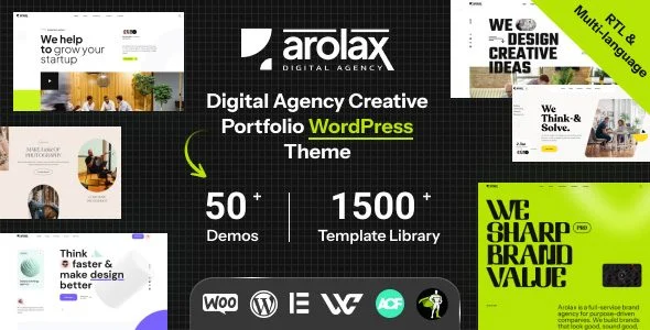 Download Arolax-Creative Digital Agency Theme-Portfolio Business Marketing Conversion