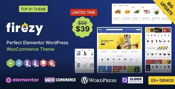 Download Firezy WP-Elementor Custom Shop Builder-Best Seller SEO Marketing Design