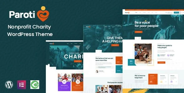 Download Paroti-Free Premium Charity Donations Fundraising Nonprofit Theme