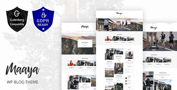 Download Maaya Travel Blog Theme-Responsive Design-SEO Optimized-Free