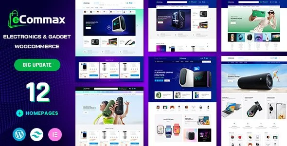 Download Ecommax - Mobile Storefront & SEO Optimized - Electronics Gadget WooCommerce Theme