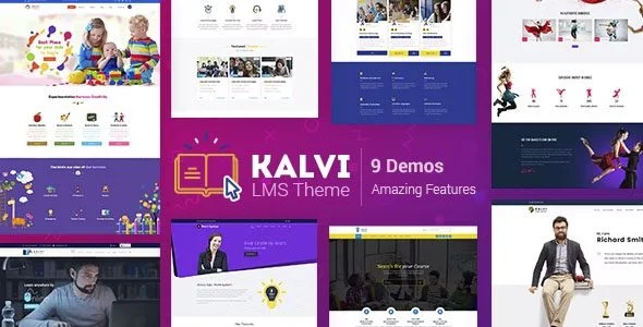 Download Kalvi Education Theme - SMART LMS Features - Distance Learning, E-Courses, Student Management