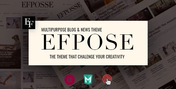 Download Efpose-Multipurpose Blog Newspaper Theme-Responsive SEO Optimized Design Creative Layouts