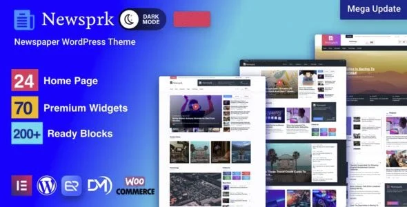 Download Newsprk Newspaper Premium-Responsive Layout-Business News Blog Theme