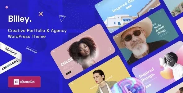 Download Billey-Creative Portfolio & Agency Elementor Theme-Design Marketing Business Professional