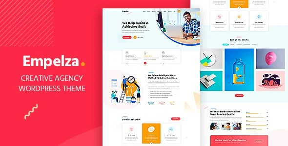 Download Empelza Creative Agency Theme for Modern Design Marketing Portfolio Business