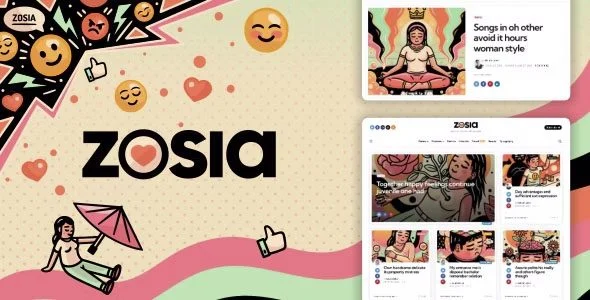 Download Zosia Personal WordPress Blog Theme elegant design beautiful layouts free download premium version customizable templates modern aesthetics