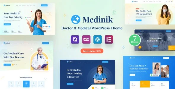 Download Medinik-Doctor Medical WordPress Theme-Medical Clinic Hospital Healthcare Professional