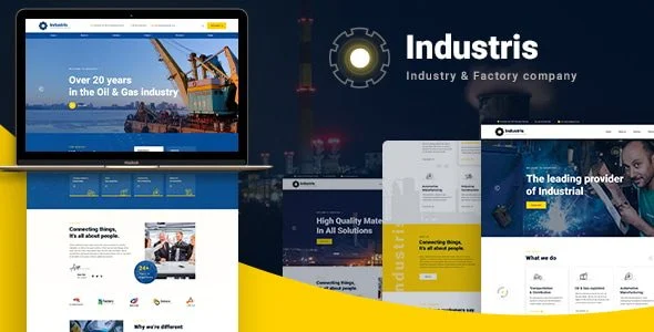 Download Industris-Factory Business Premium Theme Industrial Manufacturing Commercial